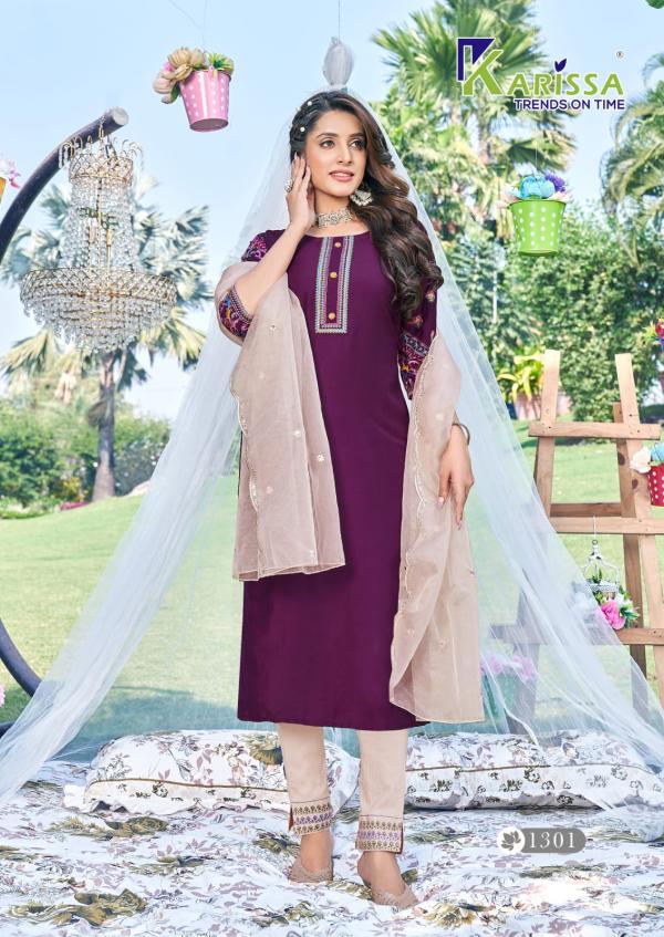 Karissa Maahi Fancy Kurti With Bottom Dupatta Collection